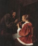 Jan Vermeer The Music Lesson  (mk30) china oil painting reproduction